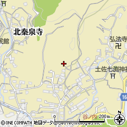 高知県高知市北秦泉寺692周辺の地図