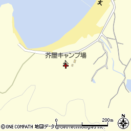 芥屋キャンプ場周辺の地図