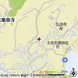 高知県高知市北秦泉寺688-1周辺の地図