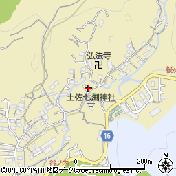 高知県高知市北秦泉寺783-6周辺の地図