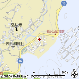 高知県高知市北秦泉寺771-33周辺の地図