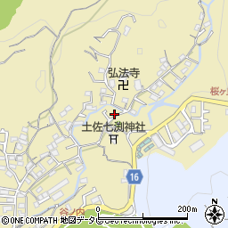 高知県高知市北秦泉寺782-5周辺の地図