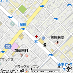 株式会社ビーライト福岡事務所周辺の地図