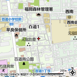 レトア百道周辺の地図