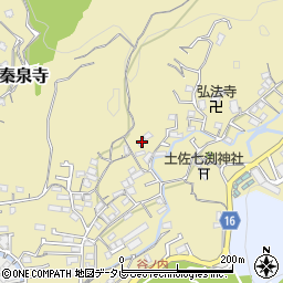 高知県高知市北秦泉寺688-3周辺の地図