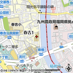 ＫＣＳ福岡情報専門学校周辺の地図
