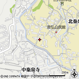 高知県高知市北秦泉寺222-2周辺の地図