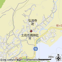 高知県高知市北秦泉寺782-2周辺の地図