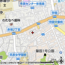 株式会社朝日工業社　九州支店周辺の地図
