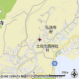 高知県高知市北秦泉寺720周辺の地図