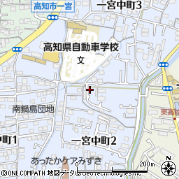 防犯カメラのＳＯＳ　高知防犯設備センター周辺の地図