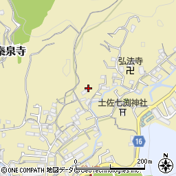 高知県高知市北秦泉寺688-4周辺の地図