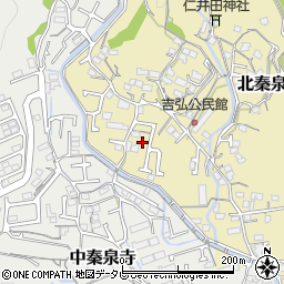 高知県高知市北秦泉寺221-10周辺の地図