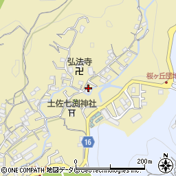 高知県高知市北秦泉寺775-3周辺の地図