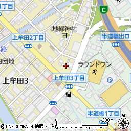建デポ　博多上牟田店周辺の地図