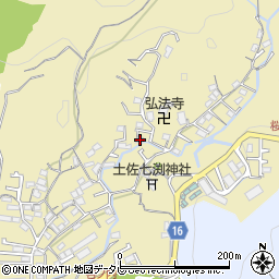 高知県高知市北秦泉寺722-18周辺の地図