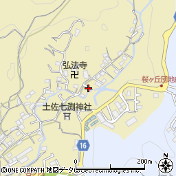 高知県高知市北秦泉寺775周辺の地図