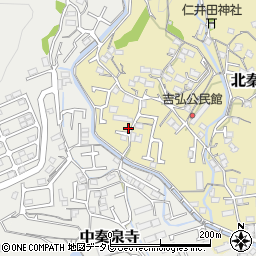 高知県高知市北秦泉寺229-3周辺の地図