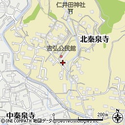 高知県高知市北秦泉寺291-2周辺の地図