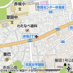 ＭＪＲ赤坂けやき通り周辺の地図