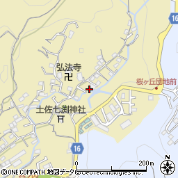 高知県高知市北秦泉寺775-5周辺の地図