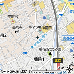 焼肉慶州 今泉店周辺の地図
