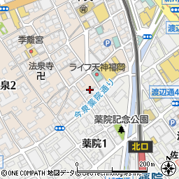 焼肉慶州 今泉店周辺の地図