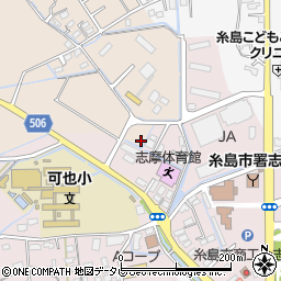 福岡県糸島市志摩稲留18周辺の地図