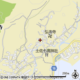高知県高知市北秦泉寺720-7周辺の地図