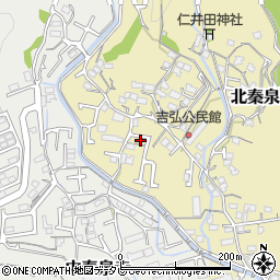 高知県高知市北秦泉寺284-6周辺の地図
