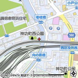 神功町会館周辺の地図