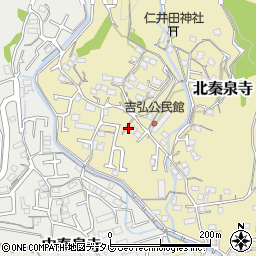 高知県高知市北秦泉寺286-2周辺の地図