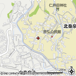 高知県高知市北秦泉寺284-14周辺の地図