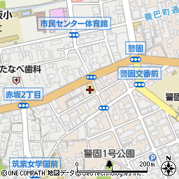 あいわ介護福岡中央センター 訪問介護事業所周辺の地図