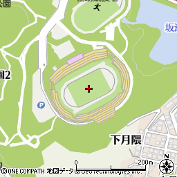 東平尾公園博多の森陸上競技場周辺の地図