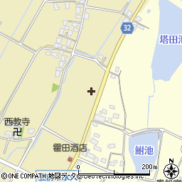 福岡県豊前市大西330周辺の地図