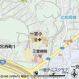 高知市立一宮小学校周辺の地図