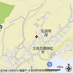 高知県高知市北秦泉寺720-6周辺の地図