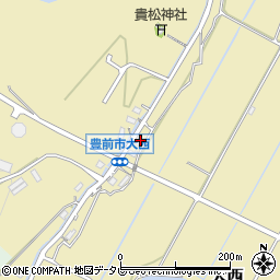 福岡県豊前市大西463周辺の地図