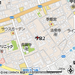株式会社井上商店　福岡オフィス周辺の地図