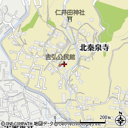 高知県高知市北秦泉寺290-1周辺の地図