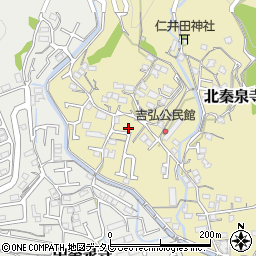 高知県高知市北秦泉寺284-11周辺の地図