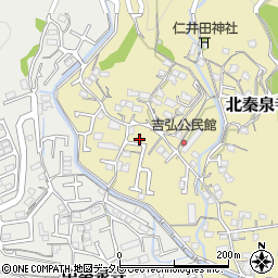 高知県高知市北秦泉寺284-10周辺の地図