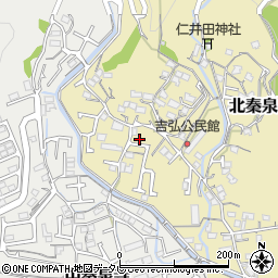 高知県高知市北秦泉寺284-9周辺の地図
