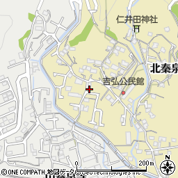 高知県高知市北秦泉寺284-8周辺の地図