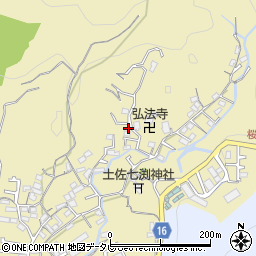 高知県高知市北秦泉寺681-7周辺の地図
