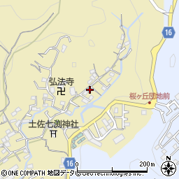 高知県高知市北秦泉寺763-2周辺の地図