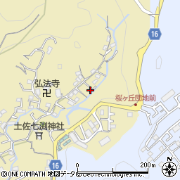 高知県高知市北秦泉寺761-5周辺の地図