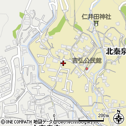 高知県高知市北秦泉寺283-5周辺の地図