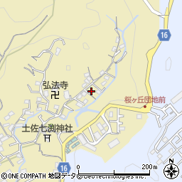 高知県高知市北秦泉寺763周辺の地図